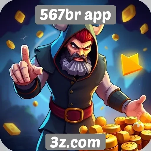 Exploração dos jogos disponíveis no 567br app